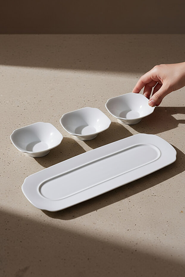 Napoli Kase Servis ve Sunum Seti - 3