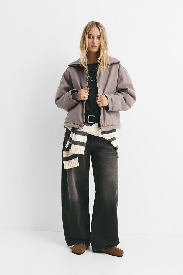 Fitilli Yakalı Ceket - 3