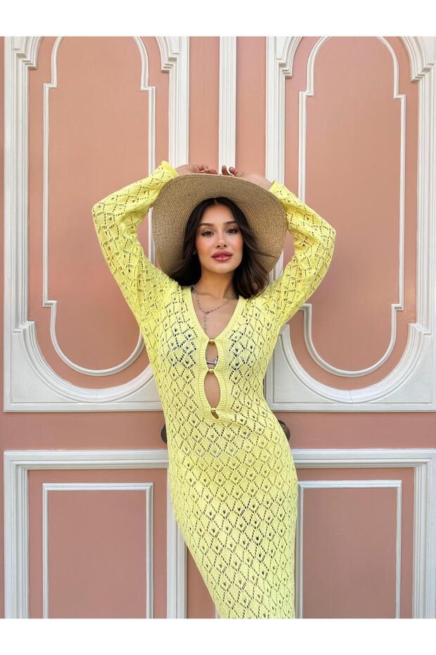 triko plaj elbisesi - 3