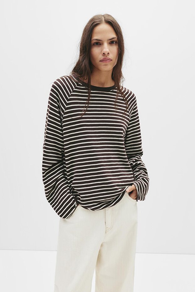 Reglan uzun kollu tişört - 2