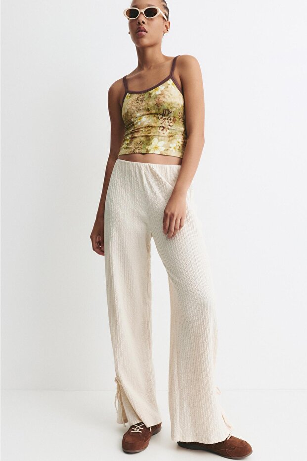 Rustik düğümlü pantolon - 1