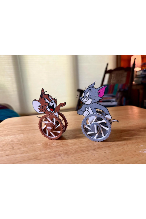 Tom ve Jerry oyuncak, sürgülü oyuncak, (2 adet) - 3