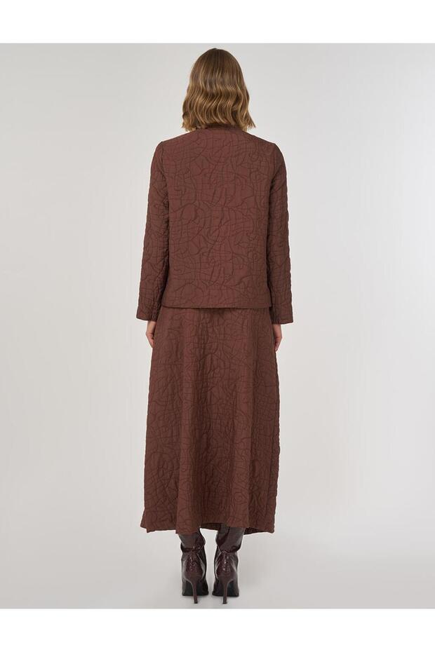 Embossed Patterned Double Set Coffee - 5