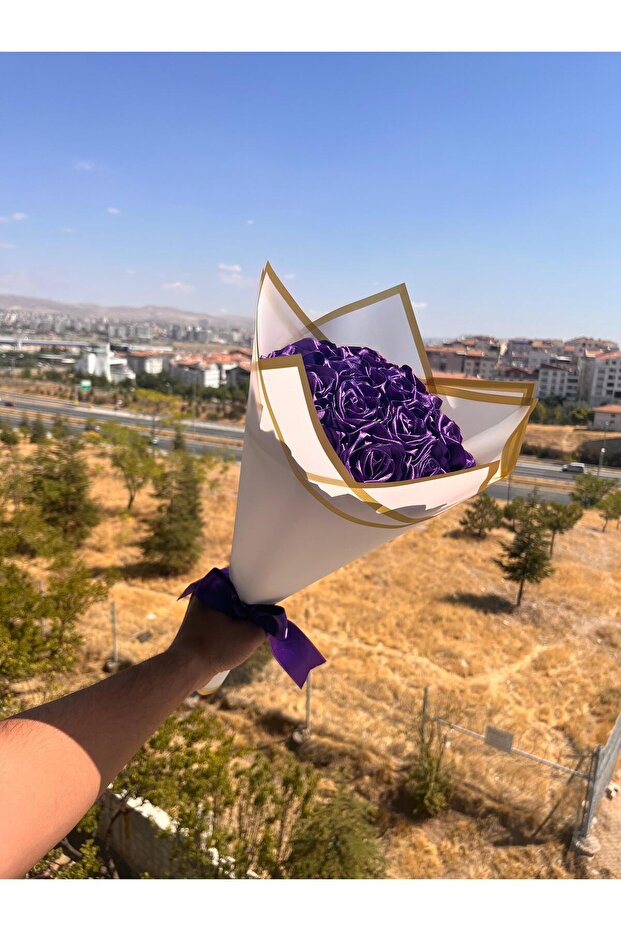 Senden Önce Senden Sonra Çiçek Buketi Kırmızı Buket Solmayan Gül Buketi Hediye (NOT YAZILIR) - 2