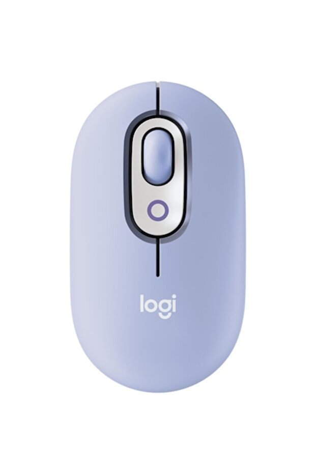 Mouse Wireless POP with Emoji, Bluetooth, Silent Touch, 3 Way Easy-Switch, Lilac - 1