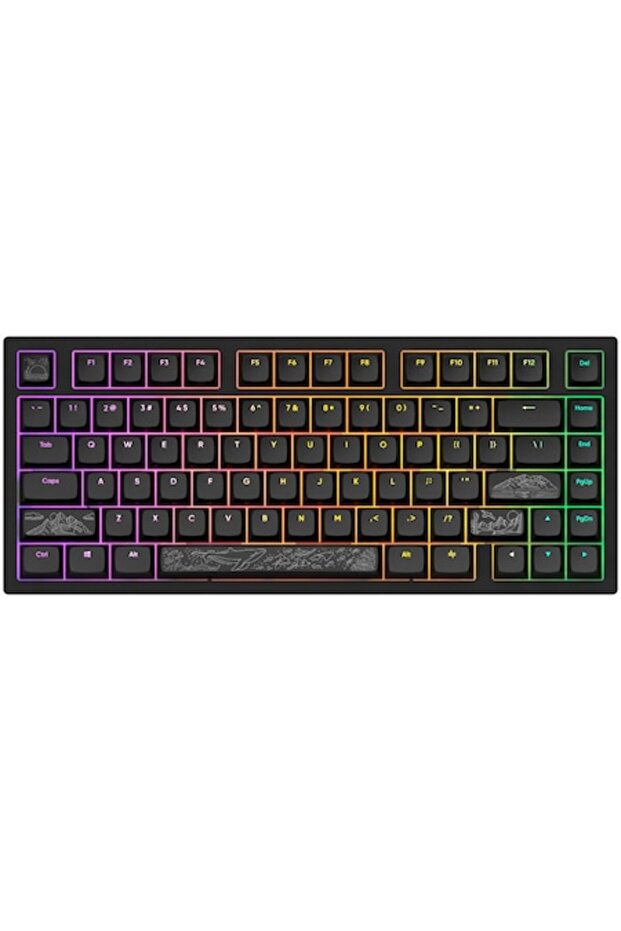 Gaming Mechanical Keyboard ALU81A Terra Nostra, 81 keys, Full RGB, G3MS Moonstone switc - 1