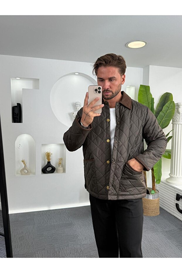 Baklava Desenli Mevsim Mont - 2