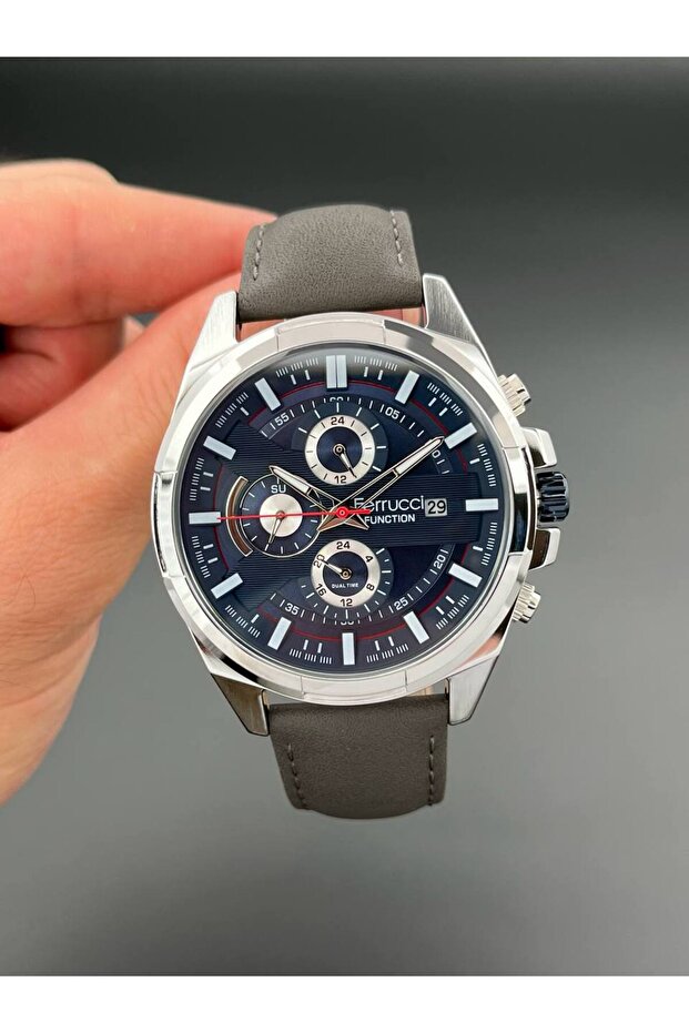 Functıon Deri Kordon Erkek Kol Saati - 2