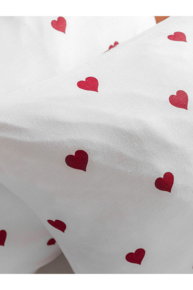 Sparkling Choices from Shining Store |   Heart Printed Double Duvet Cover Set - 4