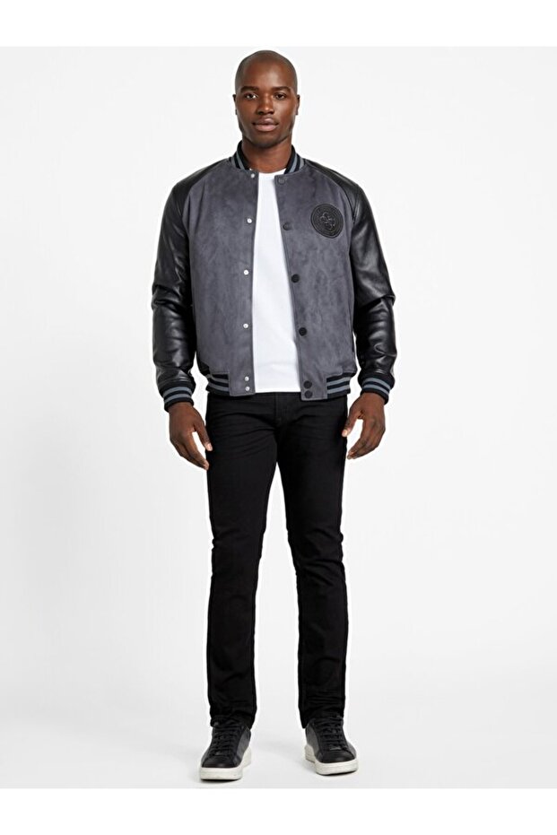 Varsity Erkek Bomber Ceket - 5