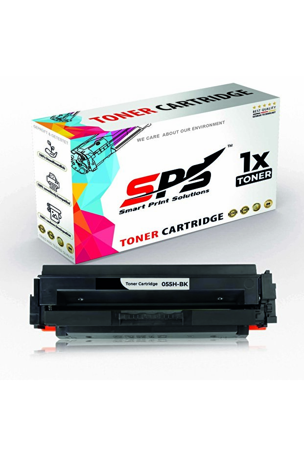 SPS Compatible Toner Cartridges for Canon | CRG-055HBK | 1x Black | Yield upto 7,600 Pages