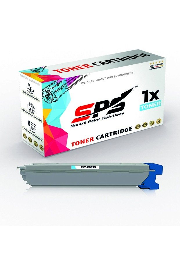 SPS Compatible Toner Cartridges for Samsung | CLT-C809S | 1x Cyan | Yield upto 15,000 Pages