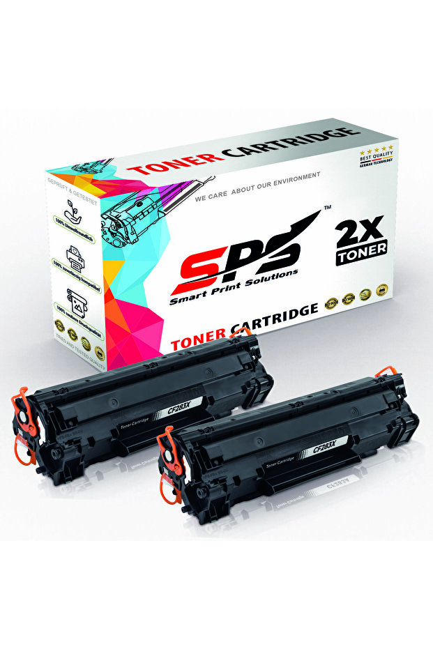 SPS Compatible Toner Cartridges for HP | CF283X 83X | 2x Black | 2,200 Pages
