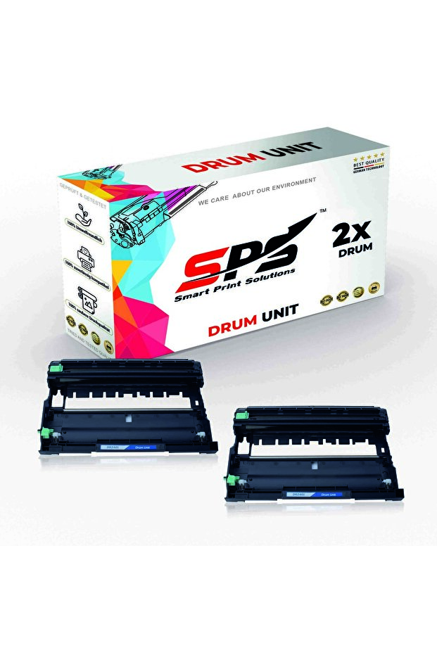SPS Compatible Drum Cartridges for Brother | DR-2405 | 2x Black | Yield upto 12,000 Pages