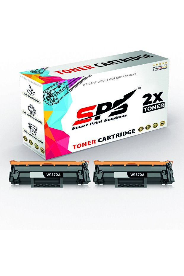 SPS Compatible Toner Cartridges for HP | W1370A 137A | 2x Black | 1,000 Pages