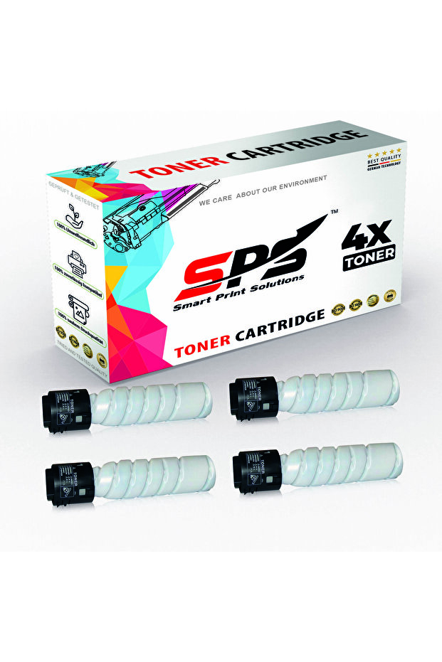 SPS Compatible Toner Cartridges for Konica Minolta | TN118 | 4x Black | 4,000 Pages