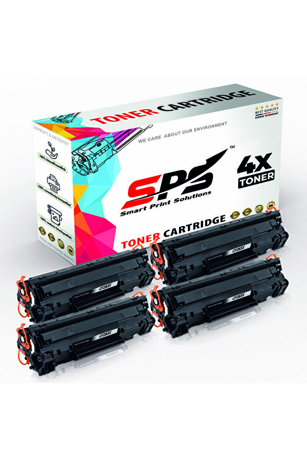 SPS Compatible Toner Cartridges for HP | CF283X 83X | 4x Black | 2,200 Pages