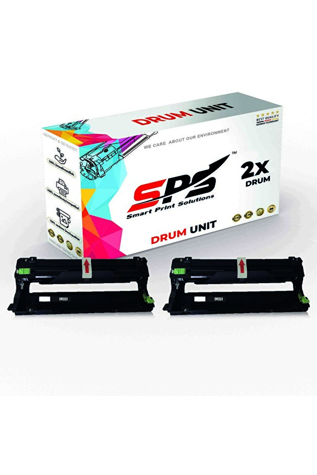 SPS Compatible Drum Cartridges for Brother | DR-247 | 2x Black | Yield upto 18,000 Pages