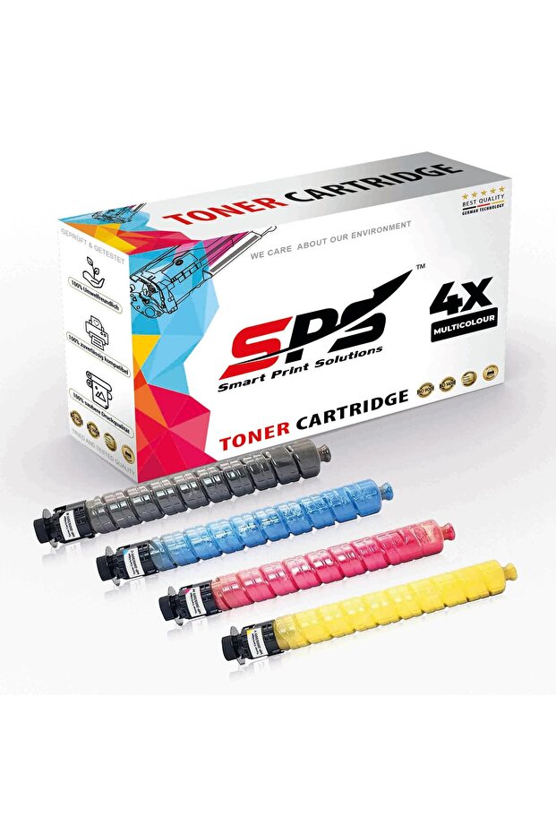 SPS Compatible Toner Cartridges for Ricoh | MP-2011 | 4x Multicolor | Yield upto 15,000 Pages