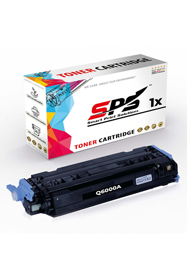 SPS Compatible Toner Cartridges for HP | Q6000A 124A | 1x Black | Yield upto 2,500 Pages