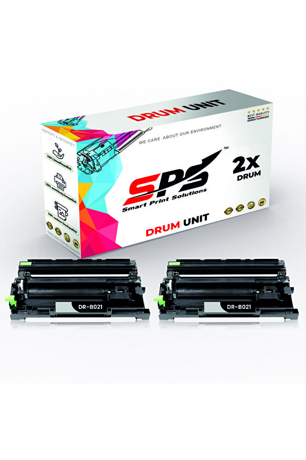 SPS Compatible Drum Cartridges for Brother | DR-B021 | 2x Black | 12,000 Pages