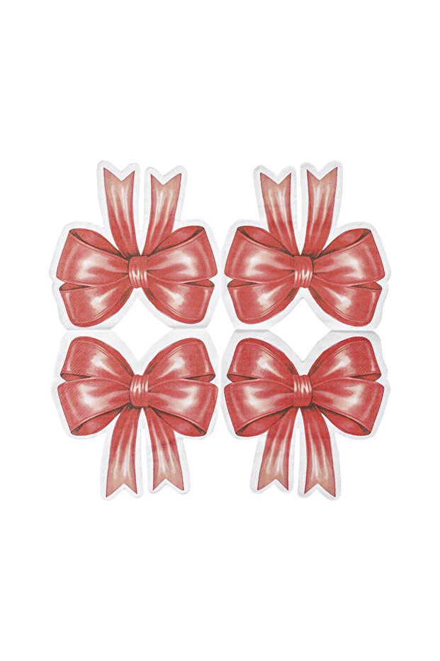 Sparkling Choices from Shining Store |   Paper Napkins with Bow Figure 20 Pcs - 4