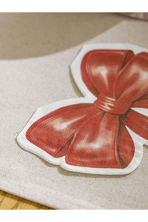 Sparkling Choices from Shining Store |   Paper Napkins with Bow Figure 20 Pcs - 3