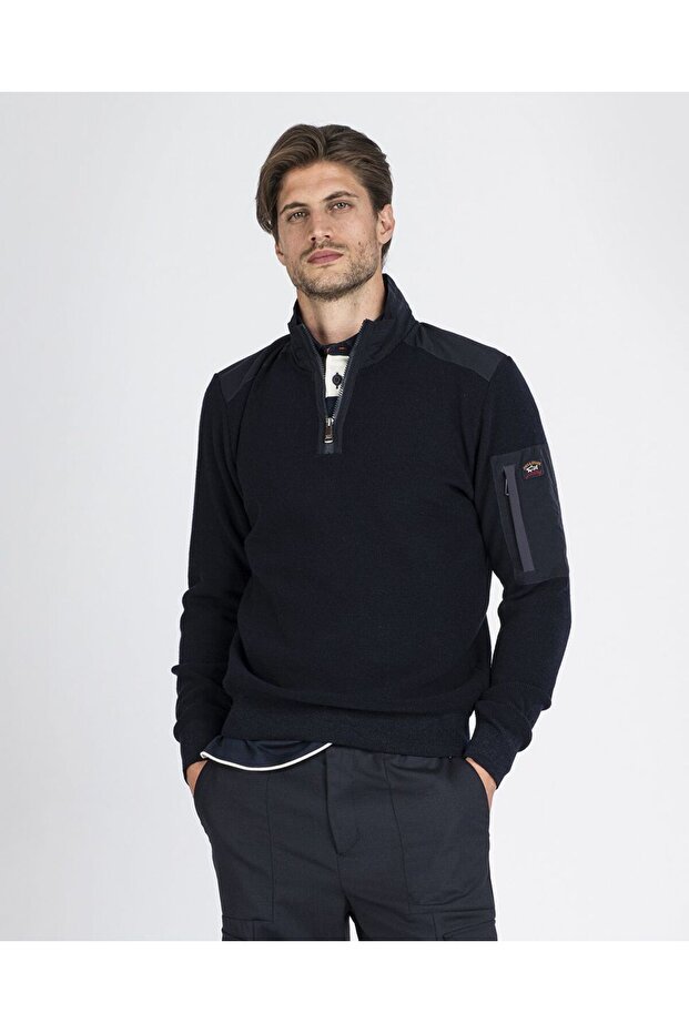 PULLOVER بسحاب للرجال
