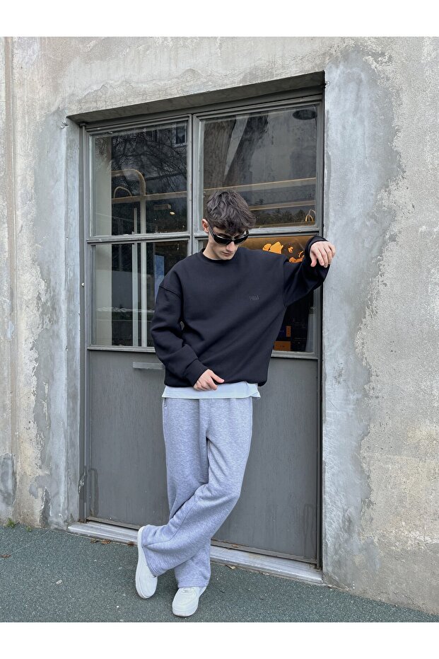 Basic baggy eşofman altı - 3