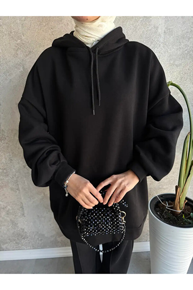 extra oversize kadın sweatshirt - 2