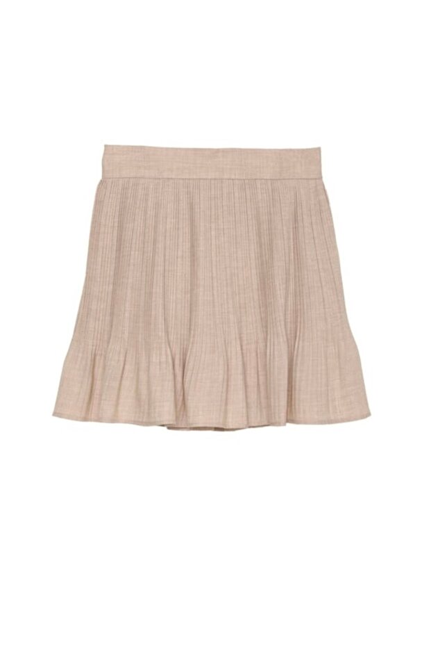 Piliseli Şort Etek - 5