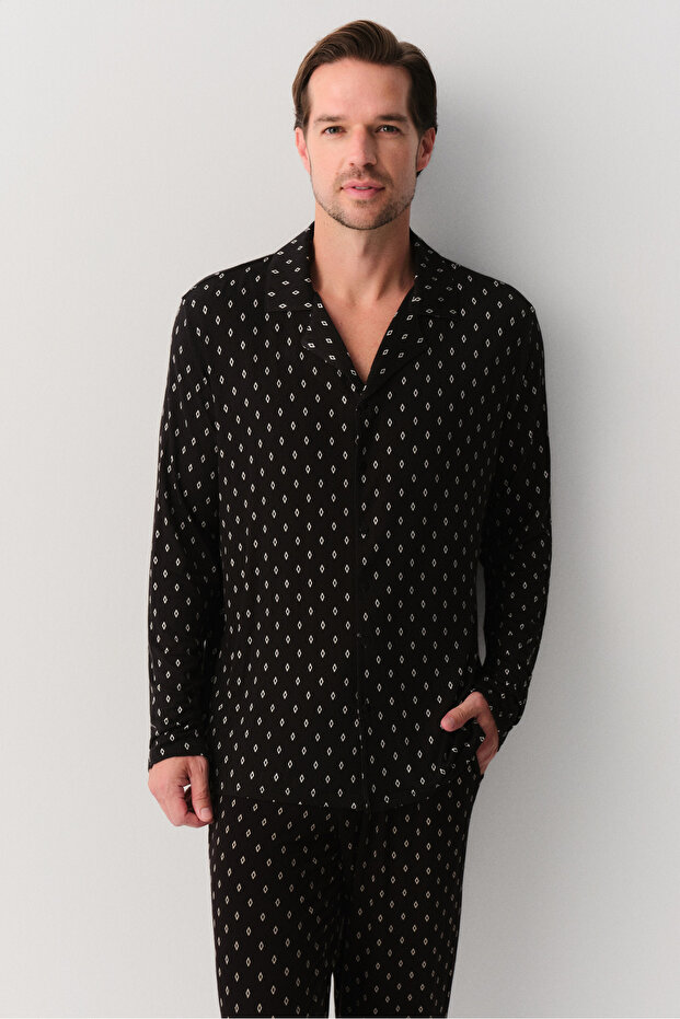 Adrian Erkek Maskülen Pijama Takımı - 2