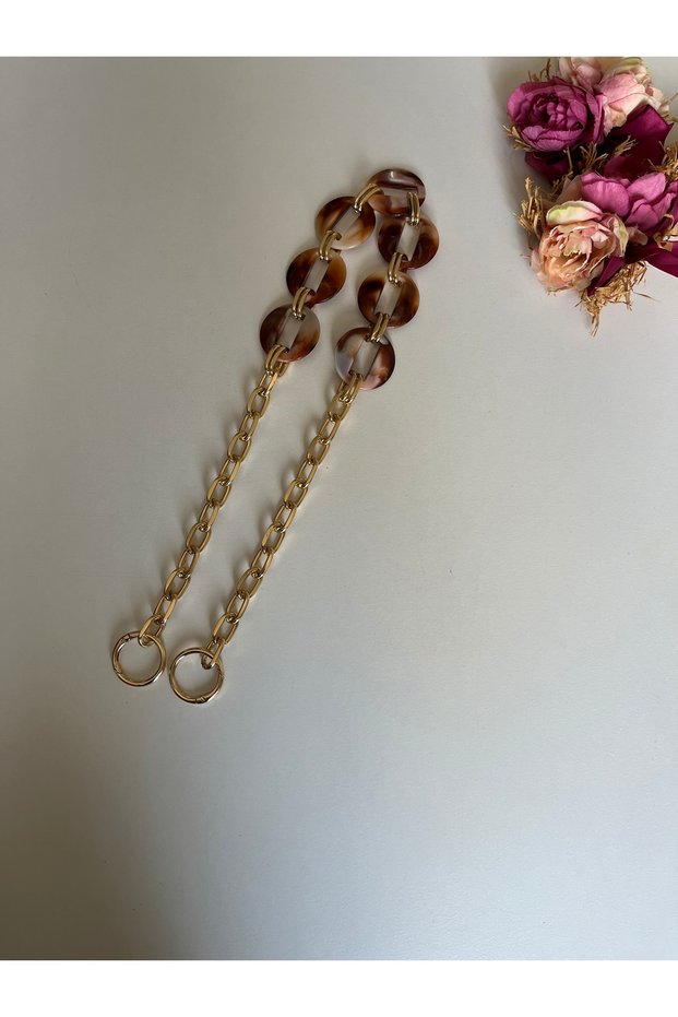 Acrylic Detailed Bag Strap for Knitted Bags