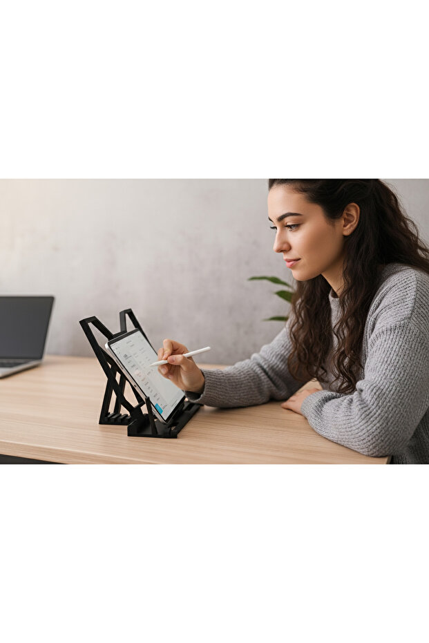 KATLANABİLİR TABLET KİTAP TUTUCU STAND - 4