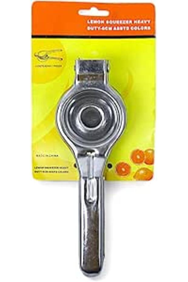 Yanek Stainless Steel Lemon Squeezer - Heavy Duty Manual Citrus Juicer for Effortless Lemon – Rust