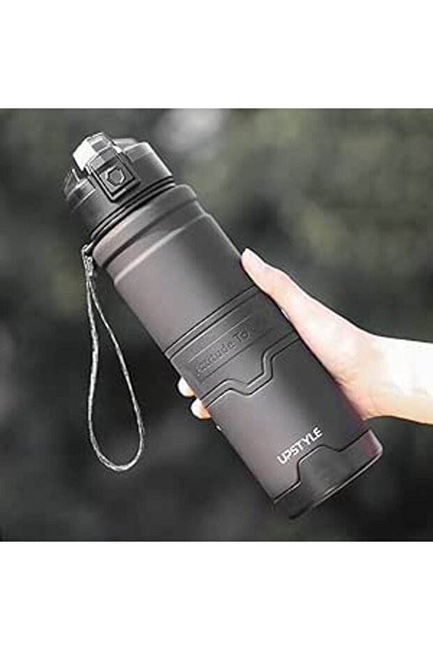 Tycom Water Bottle 1L Leak-Proof Drink Bottle, BPA Free USA Tritan Material Gym Bottle with Protein