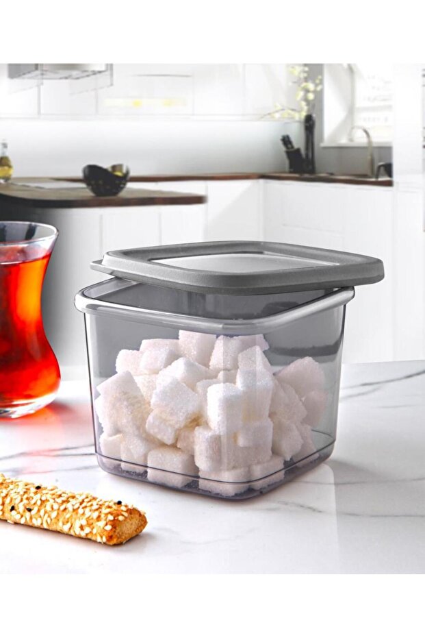 Sy-2735 Fresca Square Food Storage Container Silicone Lid Set of 3 - 6