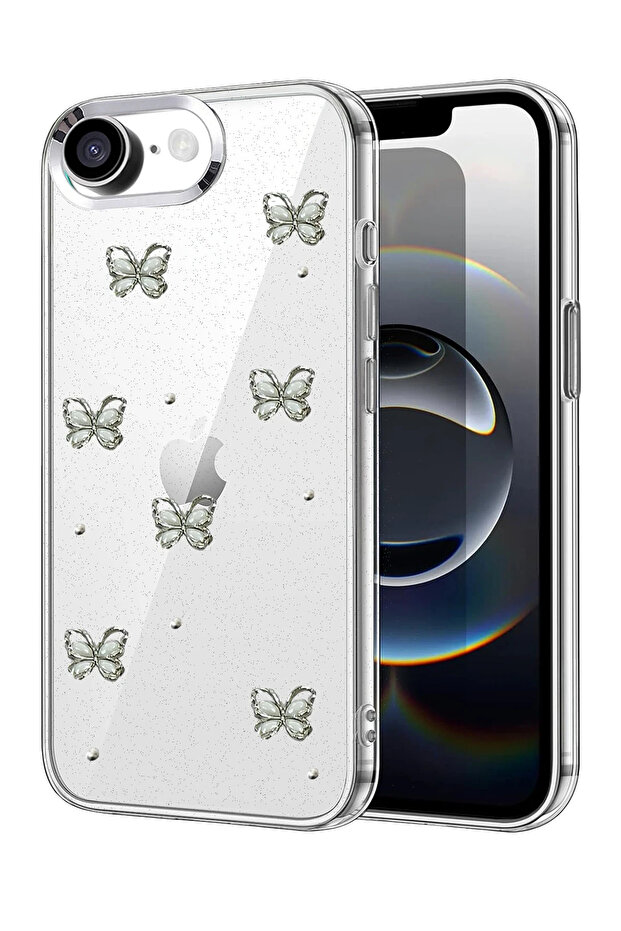 Wizard Apple iPhone 16E Bow Patterned Cover - Pattern 9 - 1