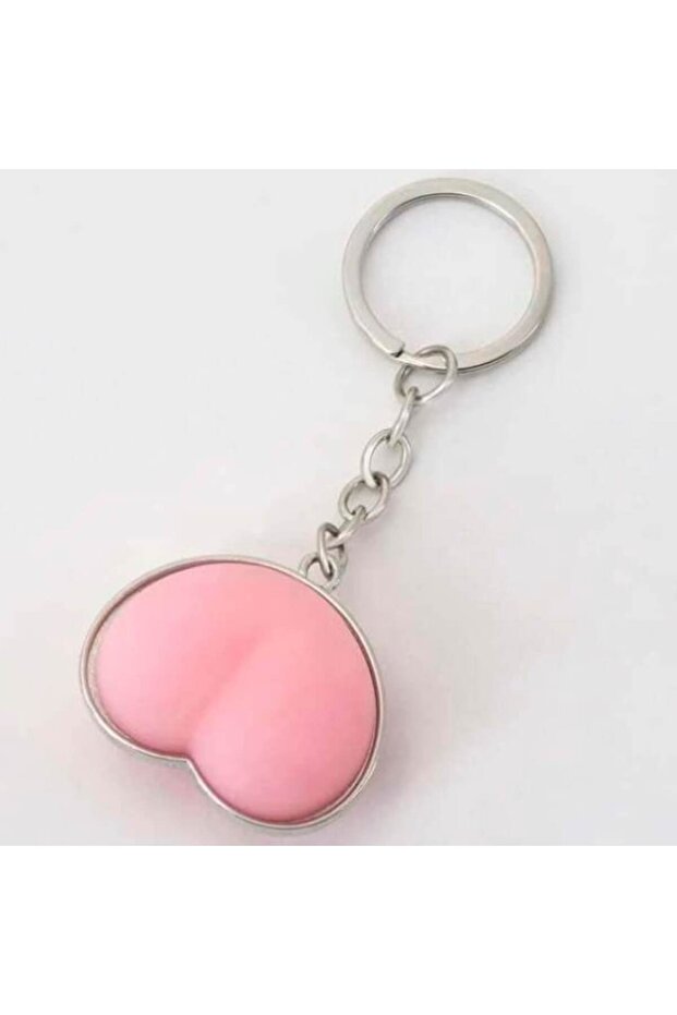 Breloc moale, tactil, roz - 2