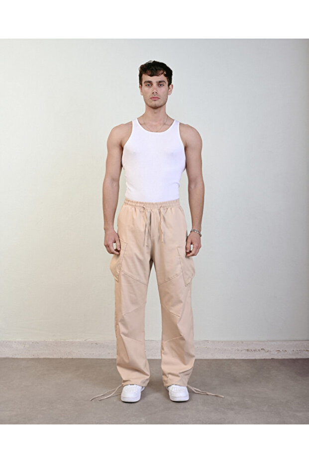 Drawstring Casual Pants for Men - 1