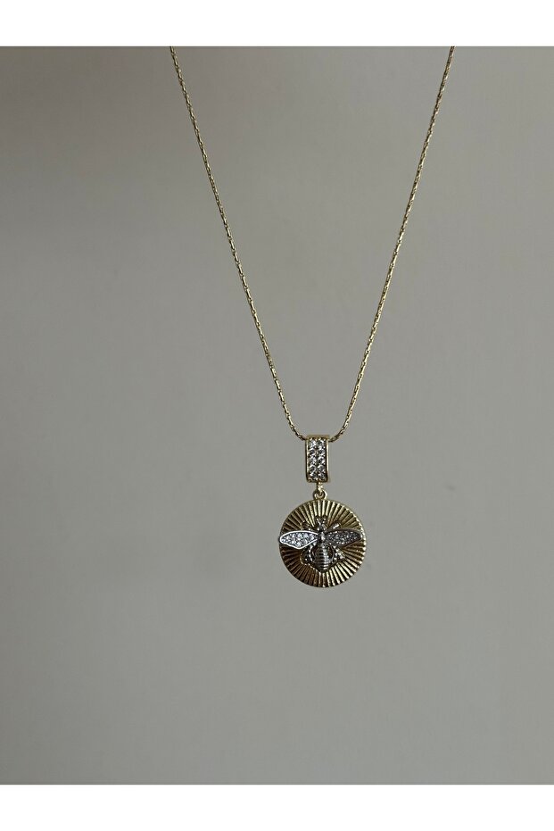 Arı Model Gold Kolye - 4