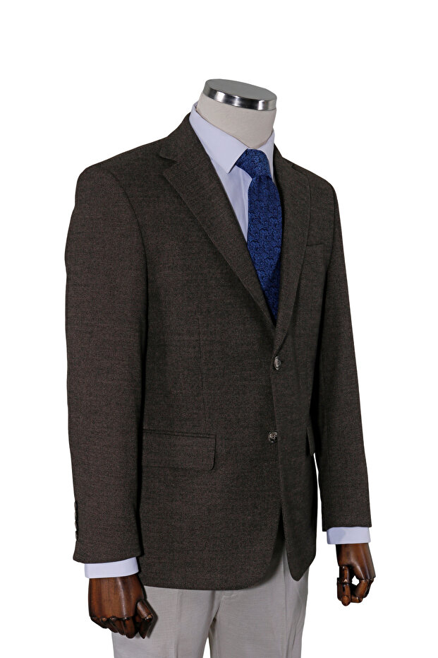 Regular Fit Desenli Kışlık Ceket 4 Drop - 2