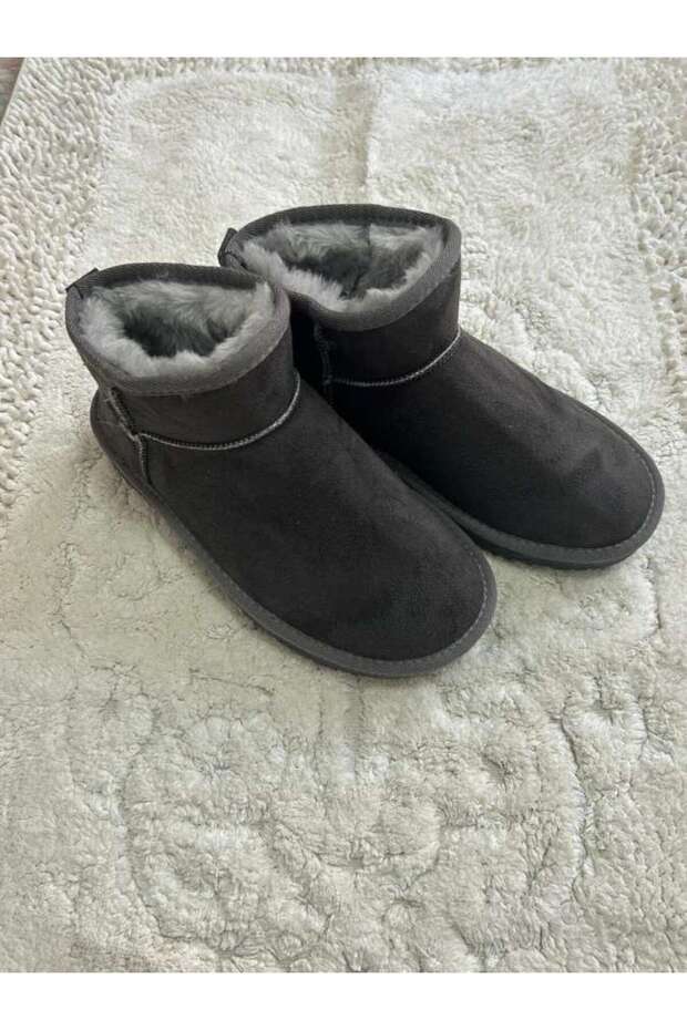 Kışlık | Classıc Bilekte Kadın Bot | Ortopedik Taban - 3