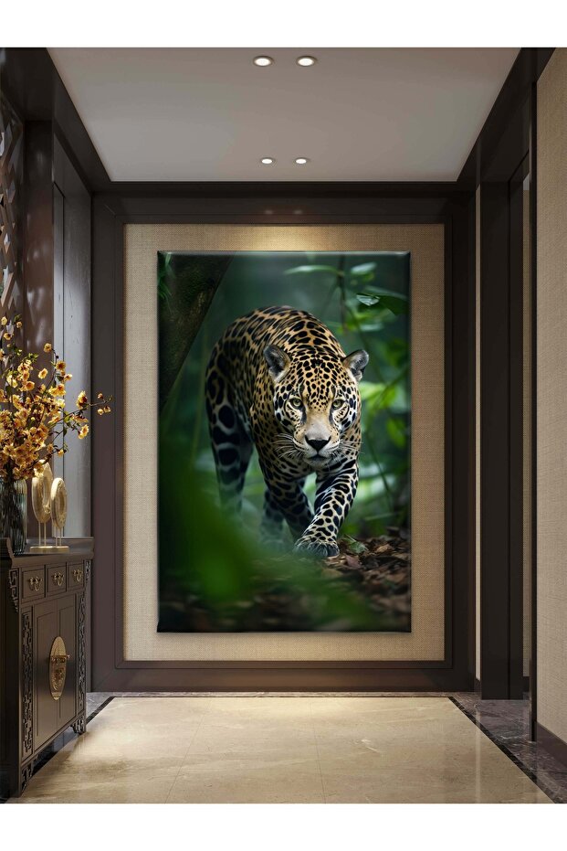 LEOPAR BASKI KANVAS TABLO - 1