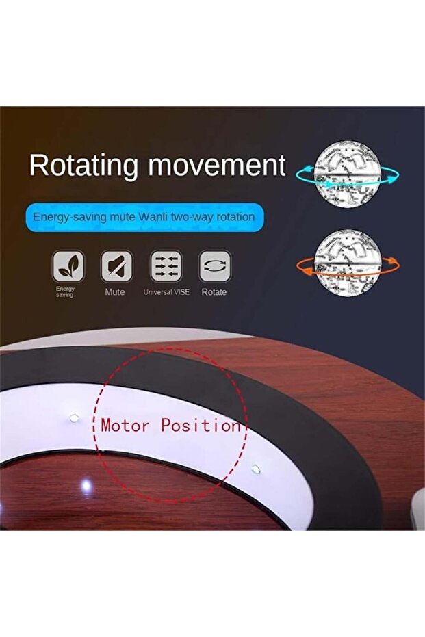 كرة LED دائرية سوداء - زينة ذكية - 2