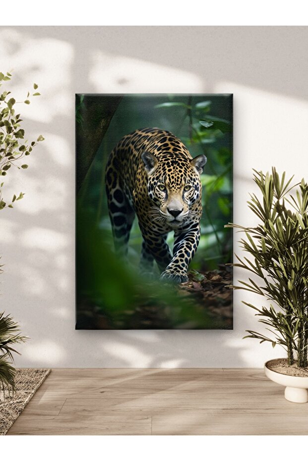 LEOPAR BASKI KANVAS TABLO - 4