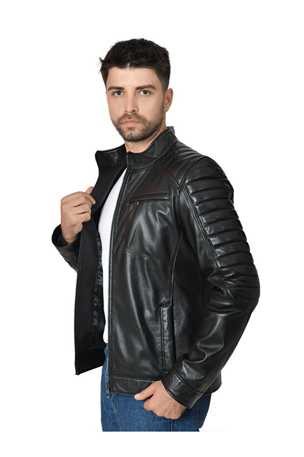 سترة جلدية للرجال 2520 - 3