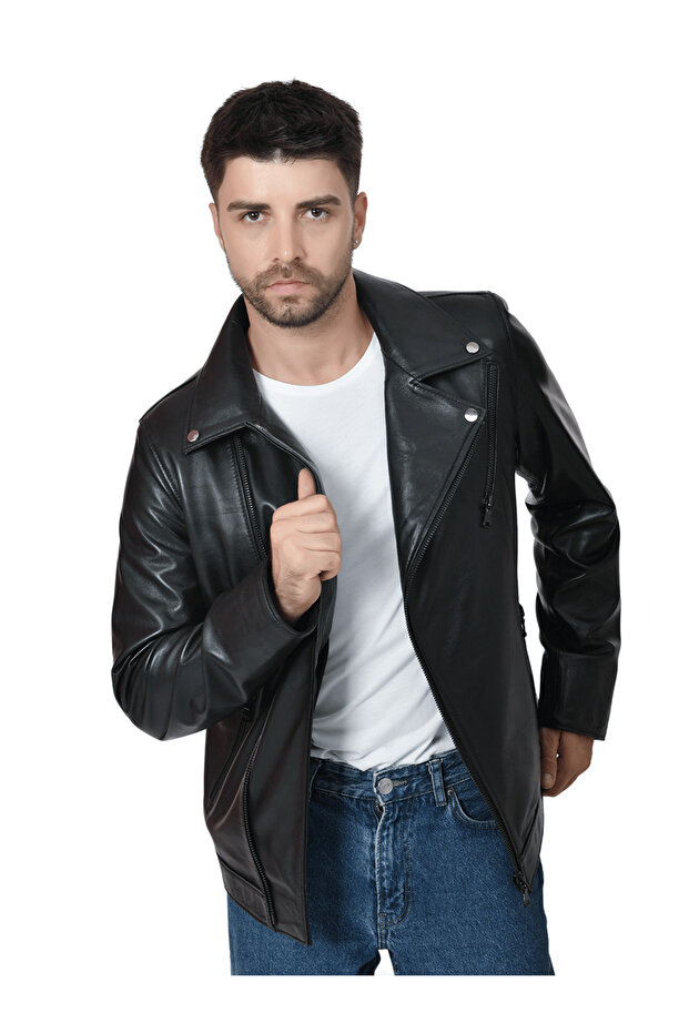 Men's Leather Jacket 2534 - 5