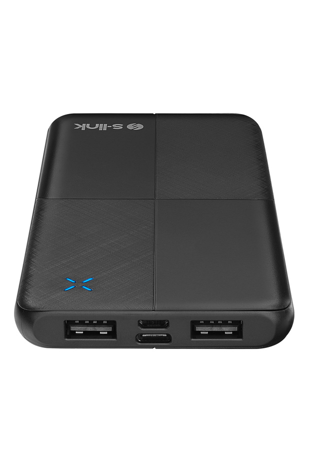 IP-G12N 10000mAh Micro+Usb+ Type-C Giriş+Çıkış Siyah Taşınabilir Pil Şarj Cihazı Powerbank - 2