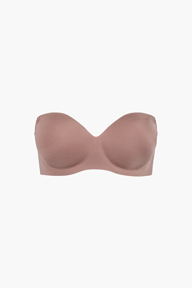 Laser Cut Basic Underwireless Supported Strapless Bra - Ultifit - 4